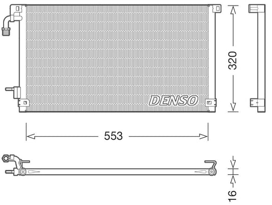 Denso Aircon Condenser DCN21014