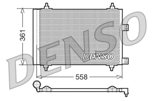 Denso Aircon Condenser DCN21016