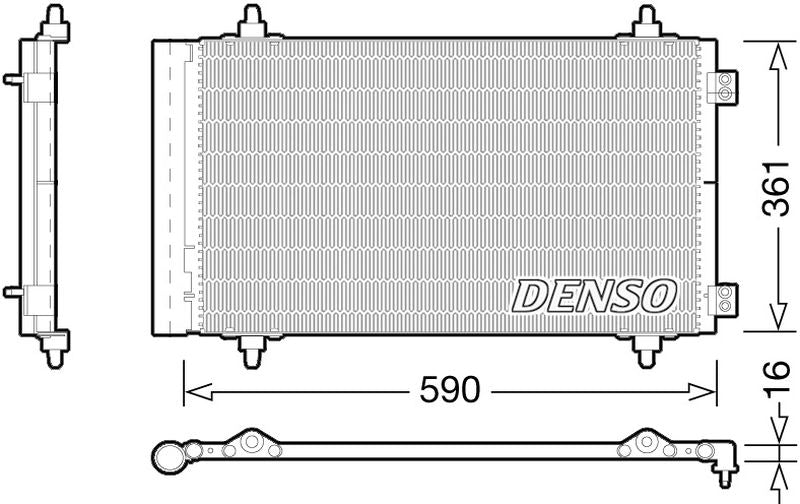 Denso Aircon Condenser DCN21018