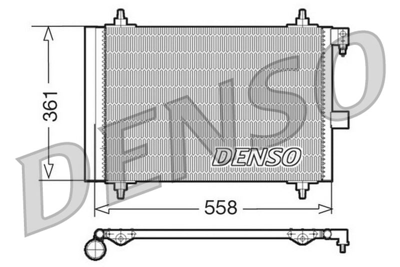 Denso Aircon Condenser DCN21025