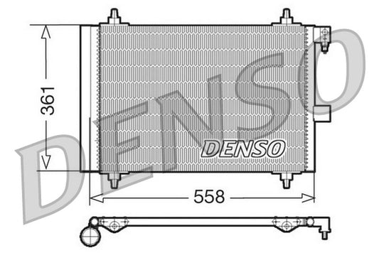 Denso Aircon Condenser DCN21025