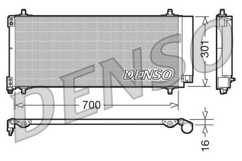 Denso Aircon Condenser DCN21027
