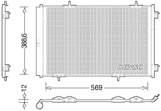 Denso Aircon Condenser DCN21030