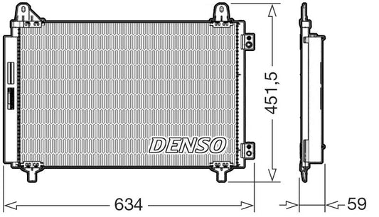 Denso Aircon Condenser DCN21034