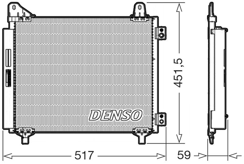 Denso Aircon Condenser DCN21035