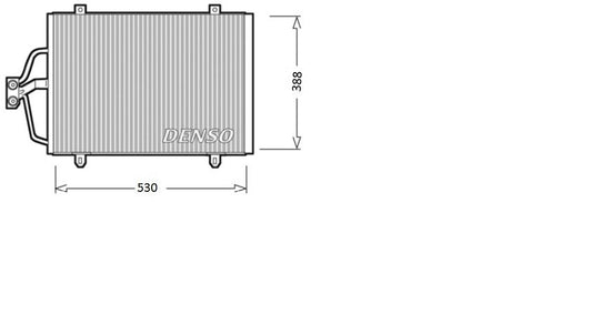 Denso Aircon Condenser DCN23003