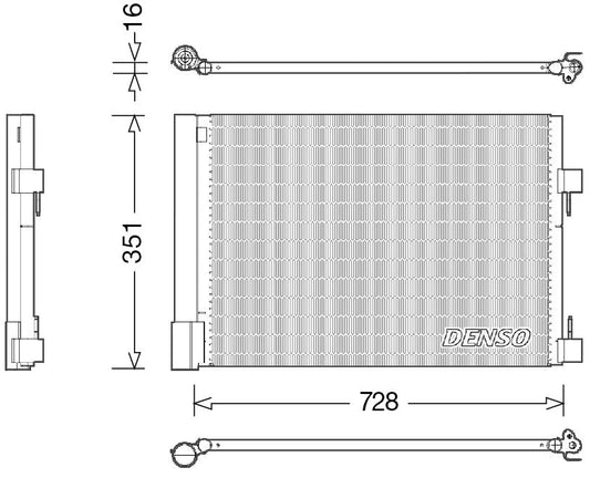 Denso Aircon Condenser DCN23032