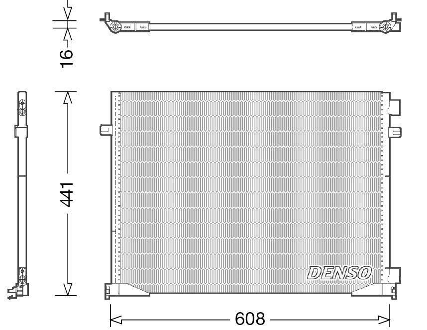Denso Aircon Condenser DCN23035