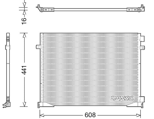 Denso Aircon Condenser DCN23035