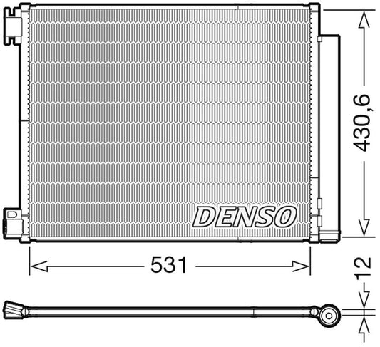 Denso Aircon Condenser DCN23039