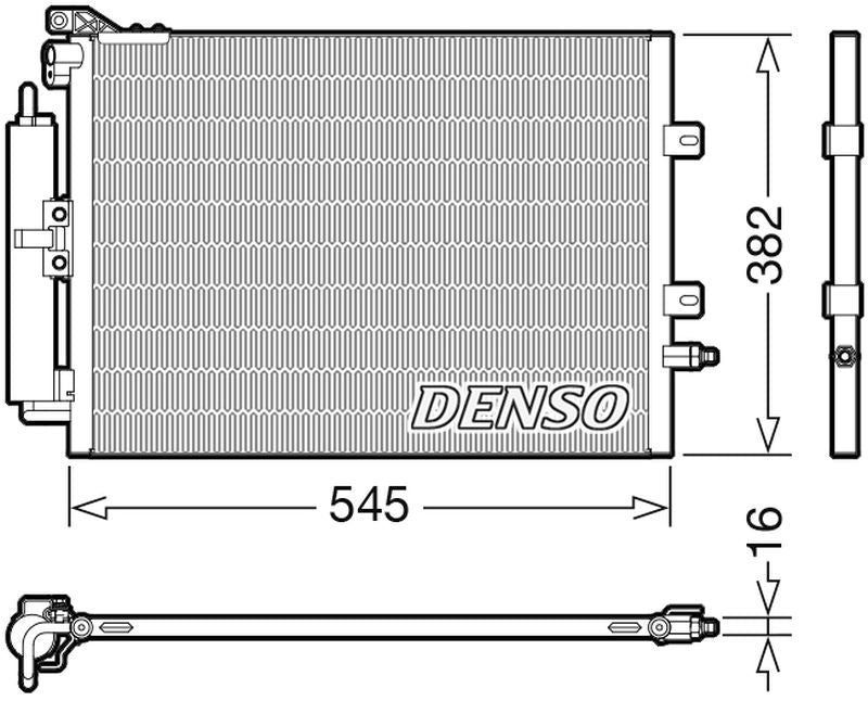 Denso Aircon Condenser DCN23040