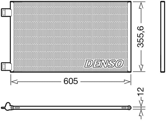 Denso Aircon Condenser DCN23041