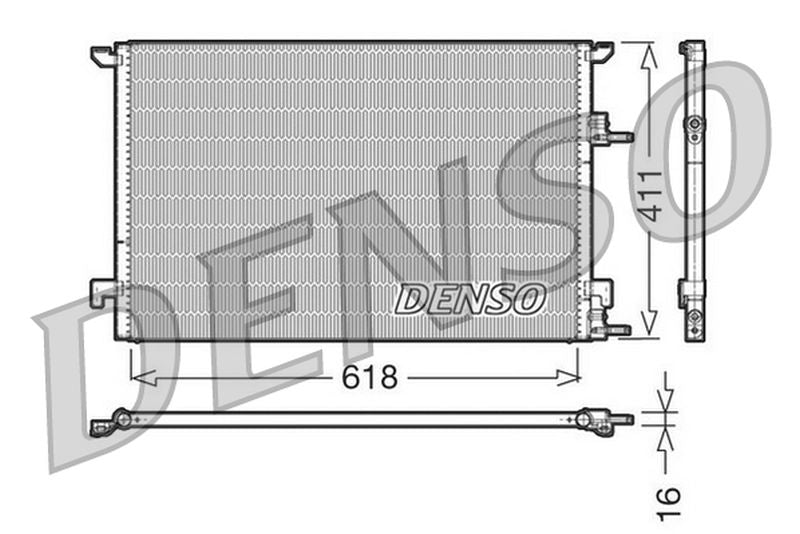 Denso Aircon Condenser DCN25001
