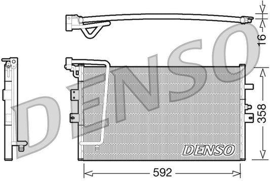 Denso Aircon Condenser DCN25002