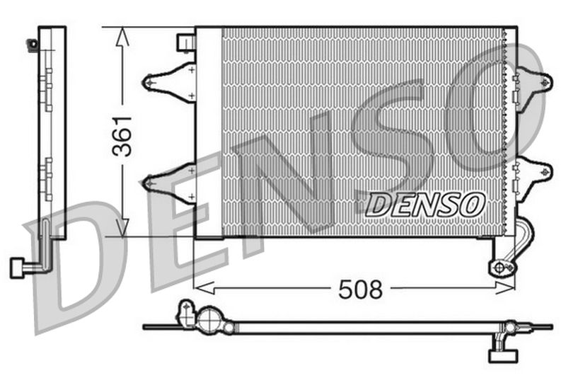 Denso Aircon Condenser DCN27004