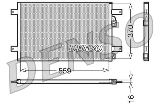 Denso Aircon Condenser DCN32014