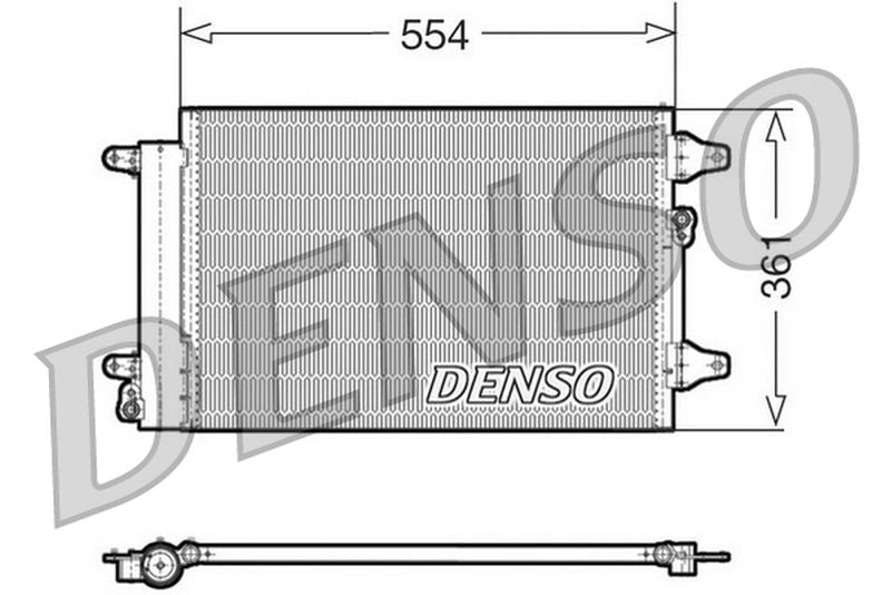 Denso Aircon Condenser DCN32015
