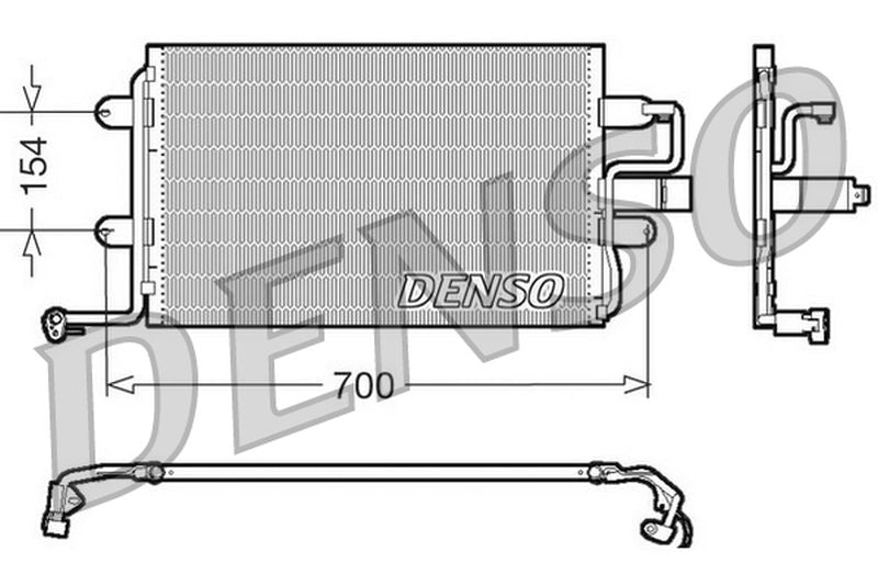 Denso Aircon Condenser DCN32017