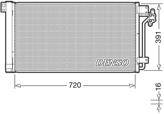 Denso Aircon Condenser DCN32020