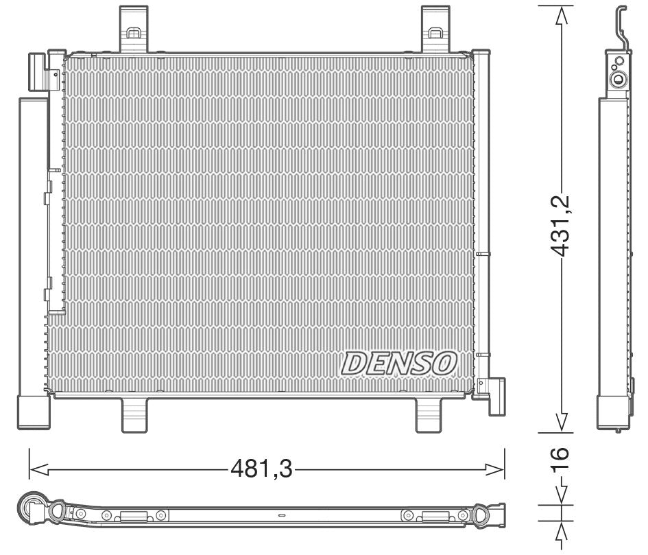 Denso Aircon Condenser DCN32023