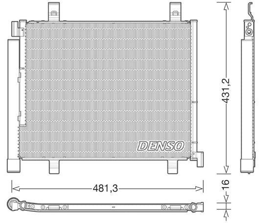 Denso Aircon Condenser DCN32023
