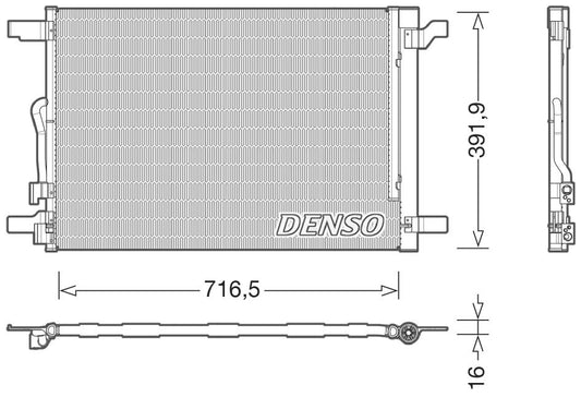 Denso Aircon Condenser DCN32024
