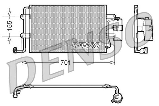 Denso Aircon Condenser DCN32025