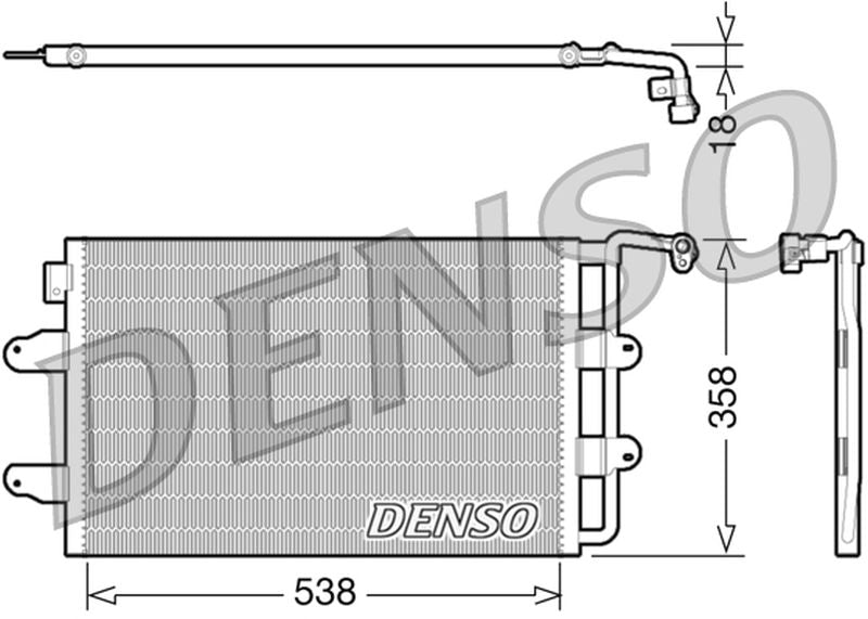 Denso Aircon Condenser DCN32026