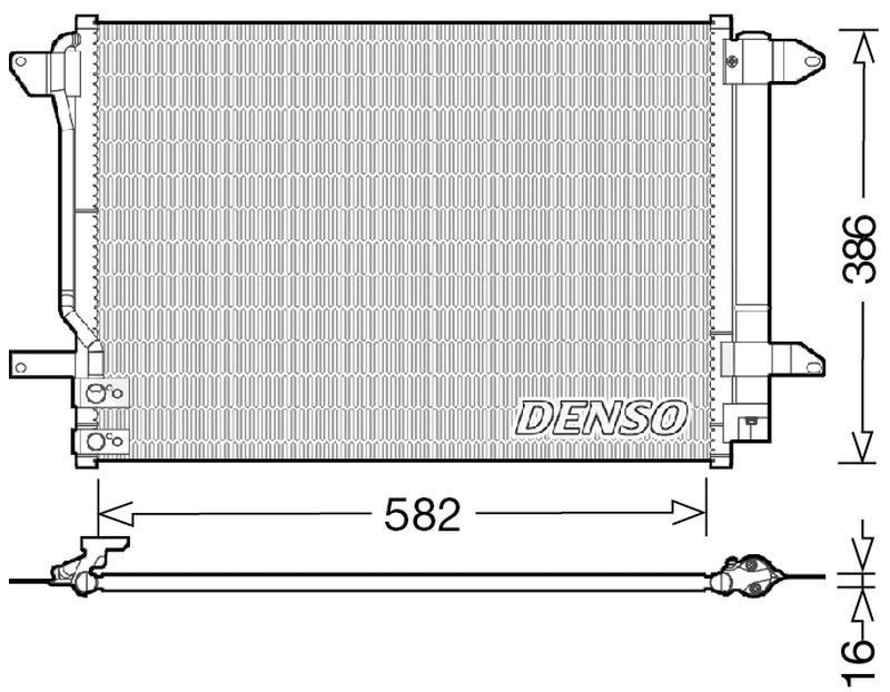 Denso Aircon Condenser DCN32027