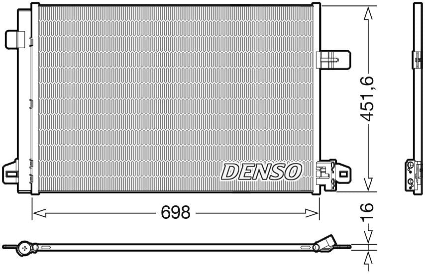 Denso Aircon Condenser DCN32028