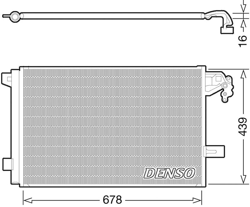 Denso Aircon Condenser DCN32063