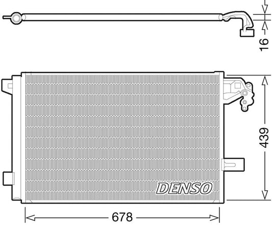 Denso Aircon Condenser DCN32063