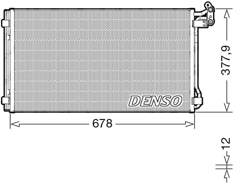 Denso Aircon Condenser DCN32068