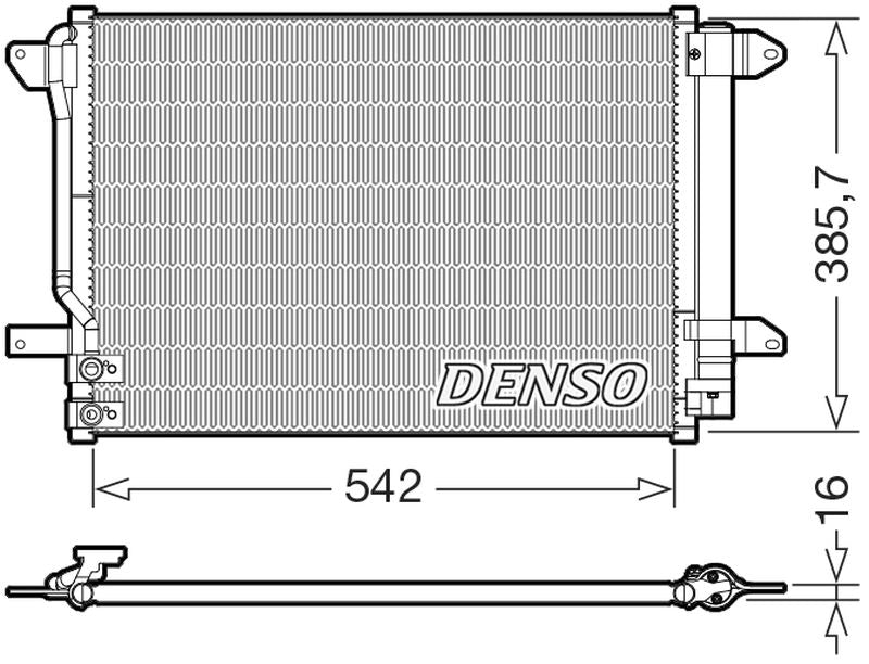 Denso Aircon Condenser DCN32072