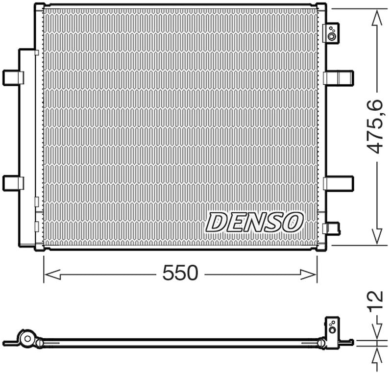 Denso Aircon Condenser DCN32073
