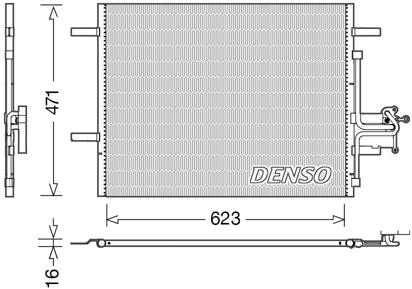 Denso Aircon Condenser DCN33010