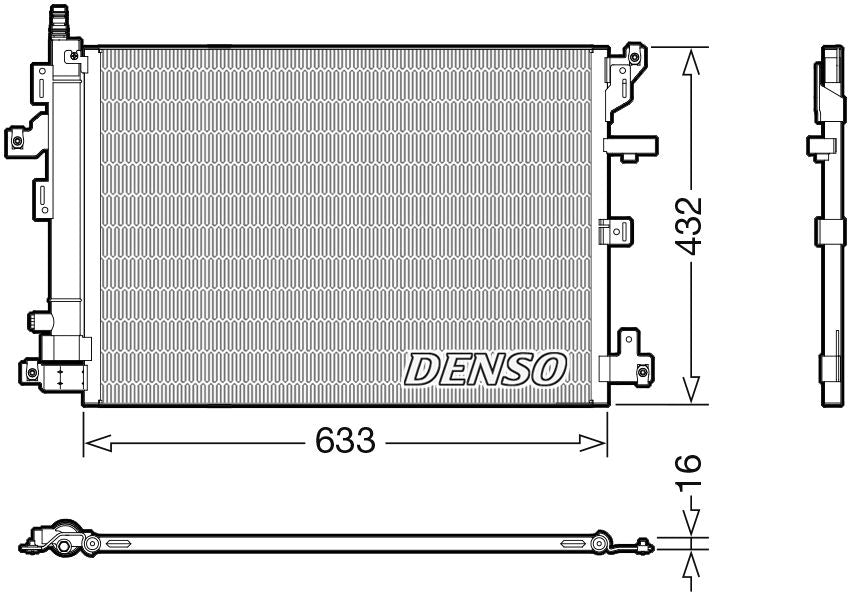 Denso Aircon Condenser DCN33012