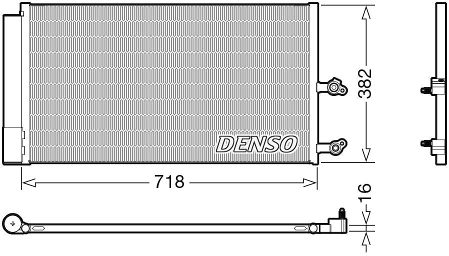 Denso Aircon Condenser DCN33014