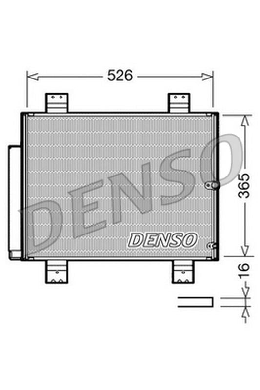 Denso Aircon Condenser DCN35002