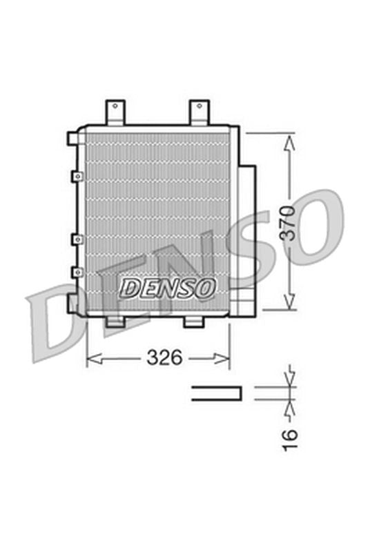 Denso Aircon Condenser DCN35003