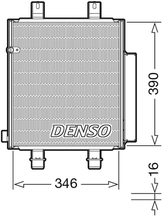Denso Aircon Condenser DCN35004