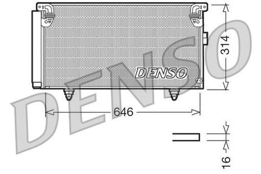 Denso Aircon Condenser DCN36001