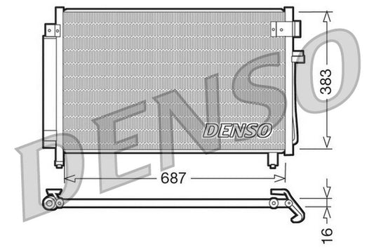 Denso Aircon Condenser DCN36002