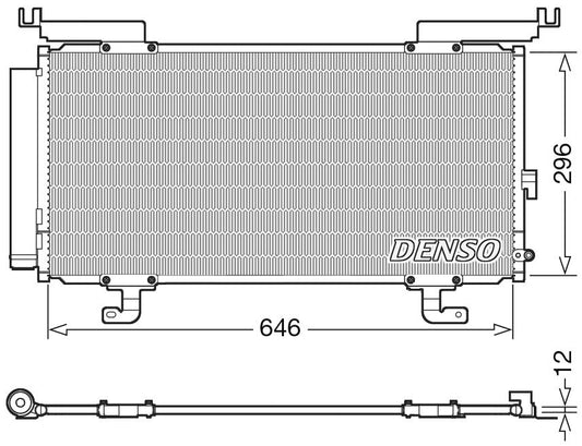 Denso Aircon Condenser DCN36004