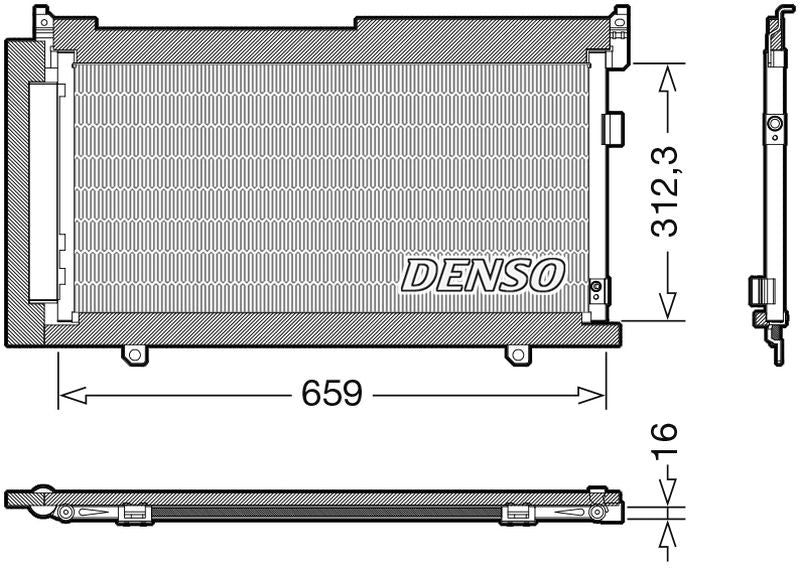 Denso Aircon Condenser DCN36006