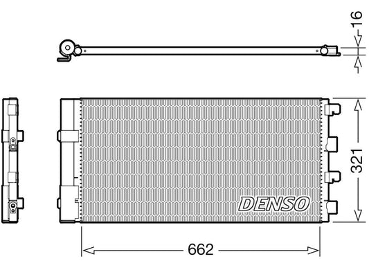 Denso Aircon Condenser DCN37003