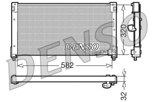 Denso Aircon Condenser DCN40001