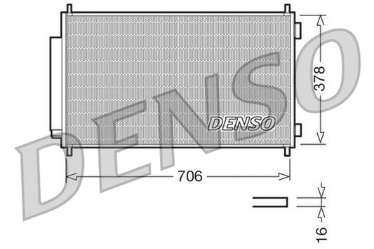 Denso Aircon Condenser DCN40002