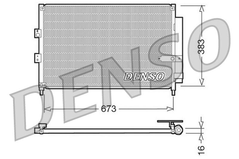 Denso Aircon Condenser DCN40003