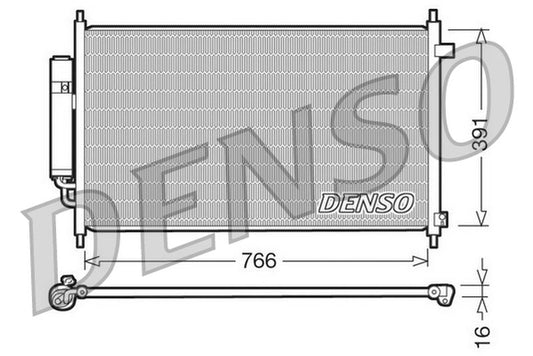 Denso Aircon Condenser DCN40004